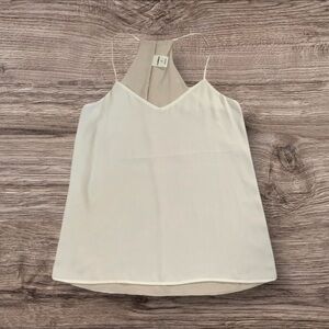 NWOT- Express Cream V-Neck Reversible Camisole